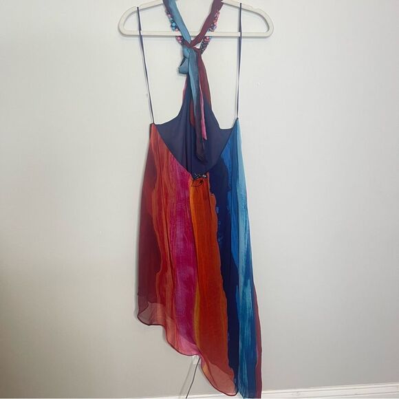 ZARA BEADED HALTER DRESS NWOT XL - Picture 14 of 16